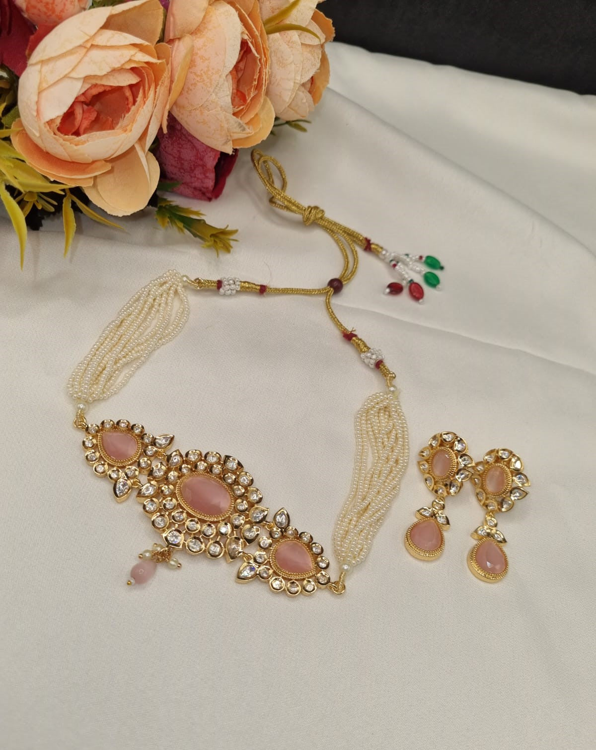 Royal Kundan Choker Necklace Set